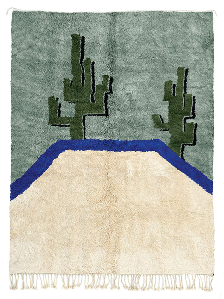 Cactus Pool rug by Beni Rugs