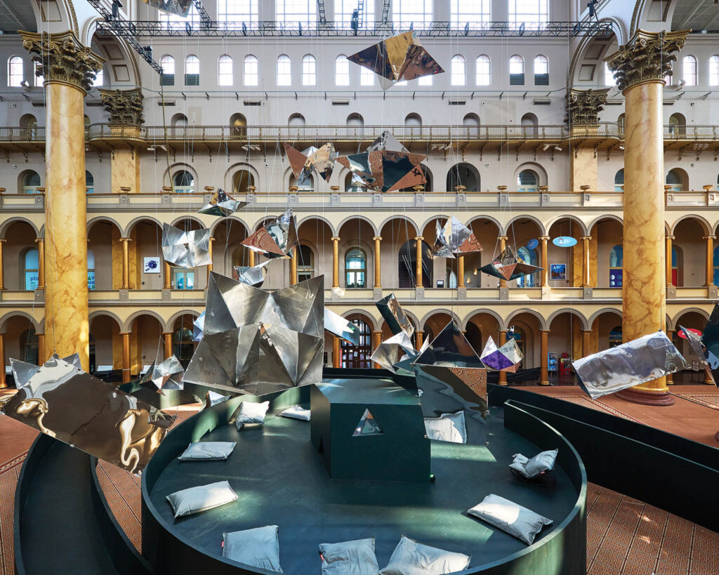 "Look Here," an installation at the National Building Museum in Washington