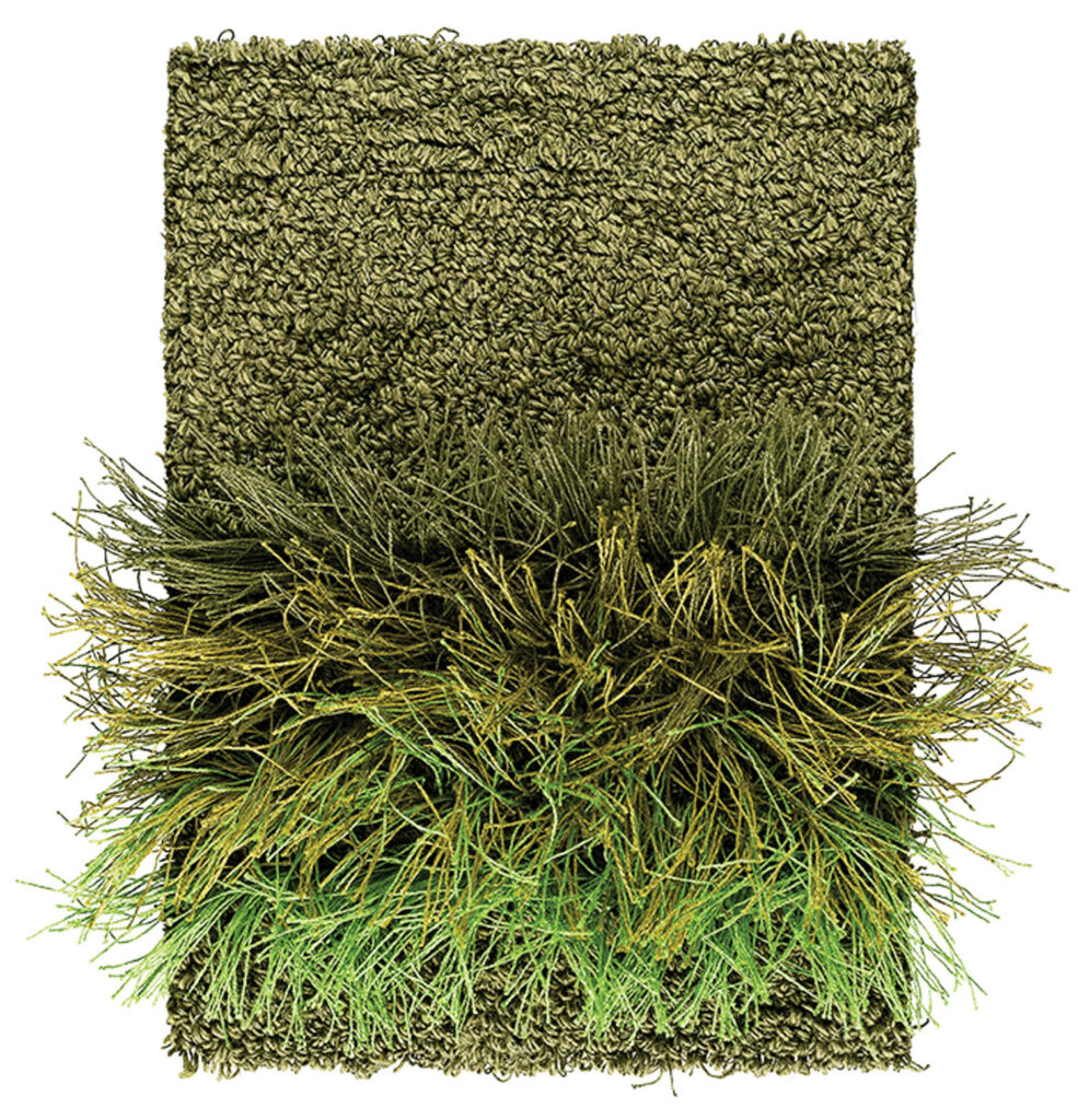 green grass rug